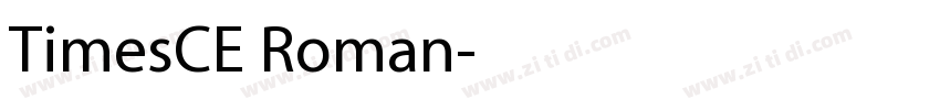 TimesCE Roman字体转换